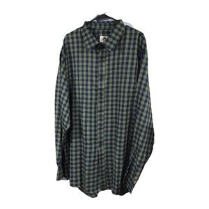 WINSTON Shirt Men sz 3XLT Button Down LS Looking RAD in Plaid Dress Casual Top